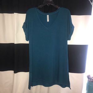 Teal shirt